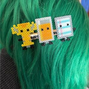 Perler Bead Hairclip